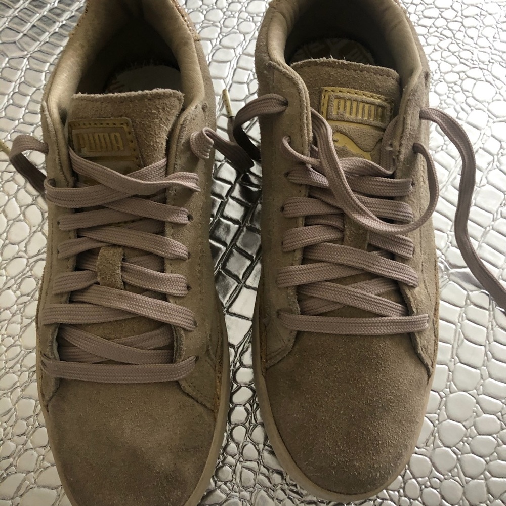 Sneakers suede puma lace up